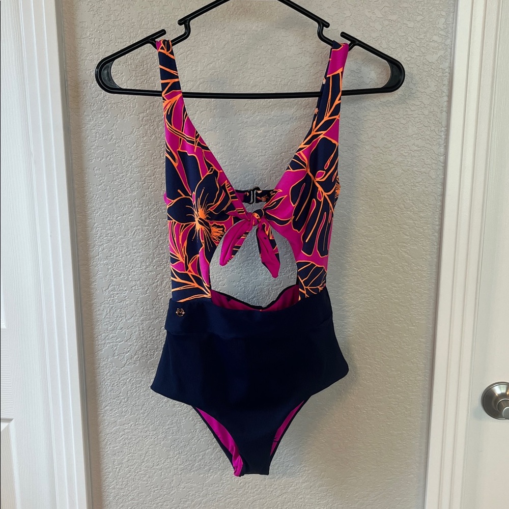 Maaji Cut Out Reversible One Piece Swimsuit Size Small